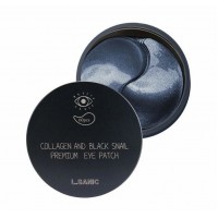 Collagen And Black Snail Premium Eye Patch - Патчи для глаз с коллагеном и муцином черной улитки